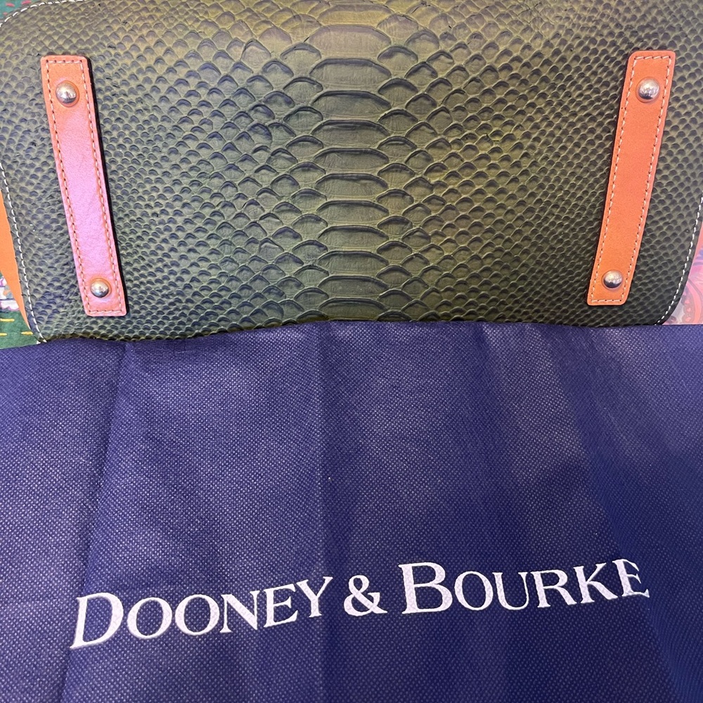 Dooney & Bourke Python Domed Satchel - image 2